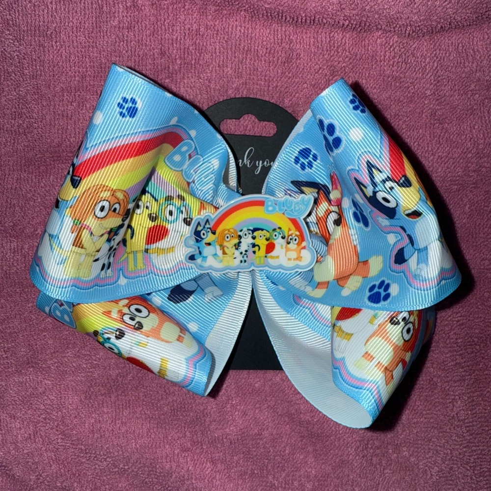Bluey hair bow